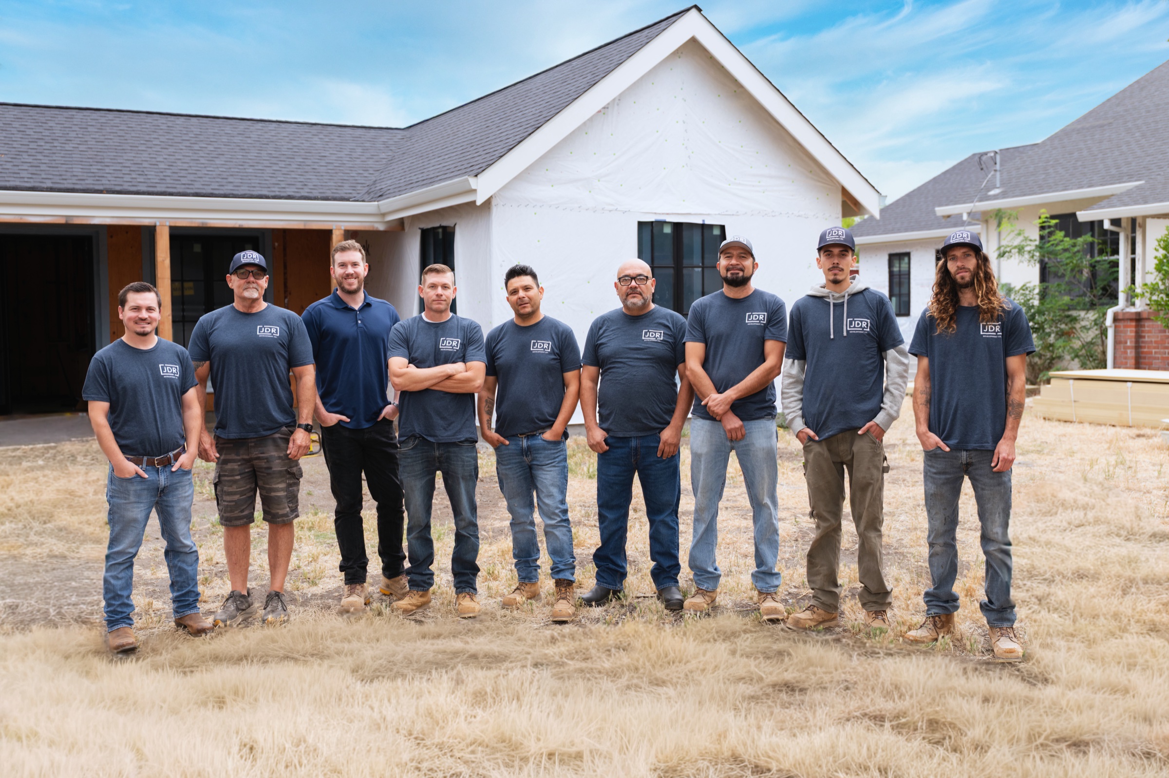The JDR Development Company team on site in Napa Valley